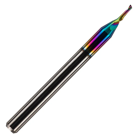 Solid Carbide Single Flute DLC Coated End Mill for Aluminium & ACM - Image 3