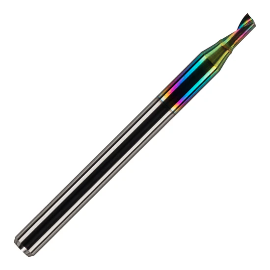 Solid Carbide Single Flute DLC Coated End Mill for Aluminium & ACM - Image 4