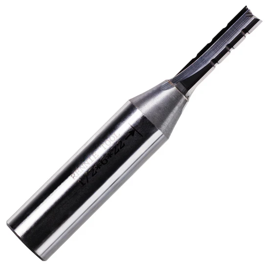 1/2" Shank Chip Breaker 3 Flute Straight Router Bits