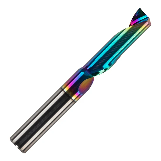 Solid Carbide Single Flute DLC Coated End Mill for Aluminium & ACM